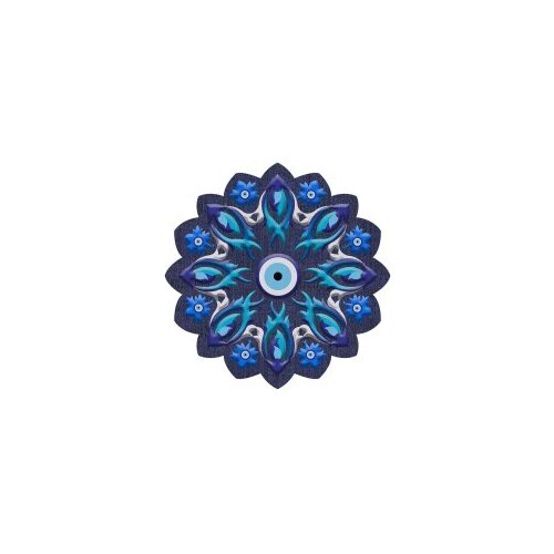 Conceptum Hypnose Tepih Hmnt960, Okrugli, 110 cm, Plavi Cene