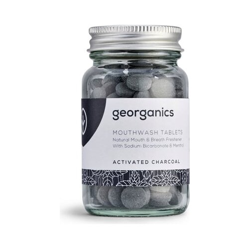 Georganics Mouthwash Tablets - Activated Charcoal Slike