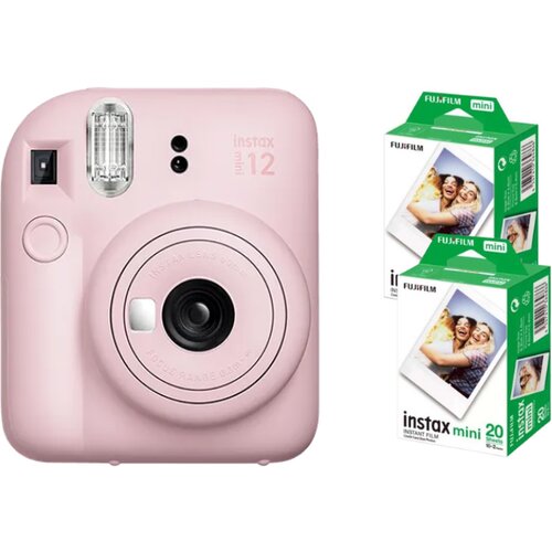 Fujifilm fotoaparat instax mini 12 + 2 filma blossom pink bundle Slike