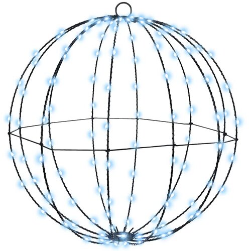  Lopta 2 kom. Hladna bijela 50 x 50 x 52 cm Metal Slike