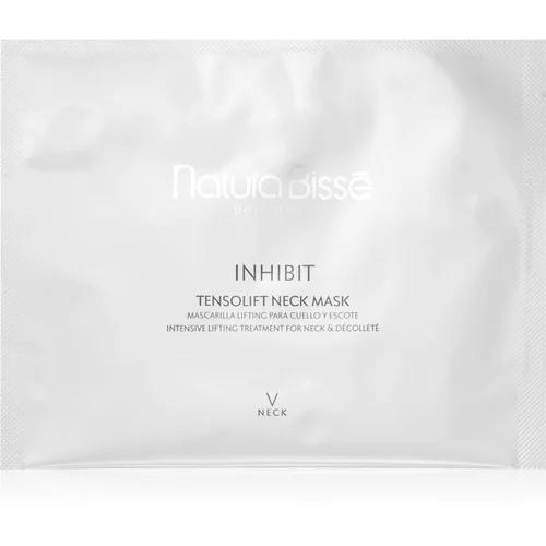 Natura Bissé Inhibit sheet maska s učinkom zaglađivanja za vrat i dekolte 1 kom