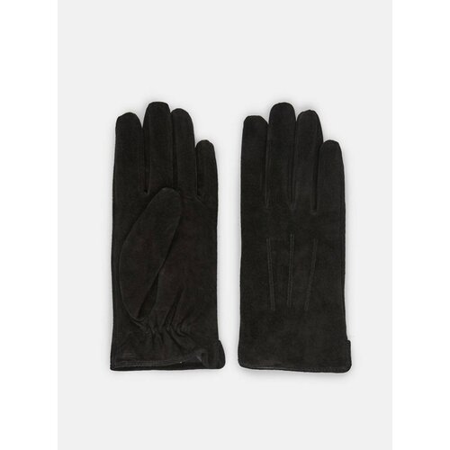 Pieces Black Suede Gloves Nellie Slike