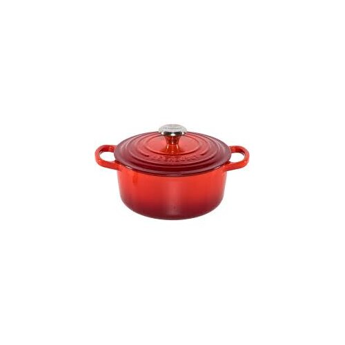 Le Creuset Signature Br&amp;auml;ter rund 18 cm kirschrot Slike