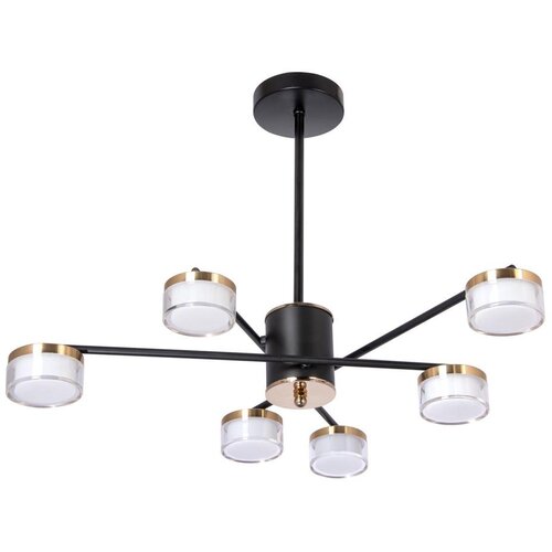  LED luster na stalku 6xLED/6W/230V 3000-6500K prečnik 59 cm zlatna/crna Cene