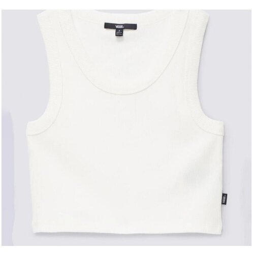 Vans Majice &amp;amp; Polo majice DREW RIB TANK Bela Slike