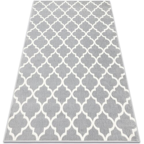 RugsX Preproge Preproga BCF Morad TRELIS Maroška detelja - 160x220 cm Siva Cene