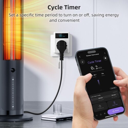  Immax NEO 07811L - Pametna utičnica sa termometrom F 3680W Wi-Fi Slike