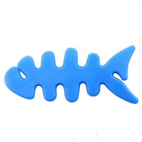 HURTEL Organizator kabla za slu&amp;scaron;alke v obliki modre ribe, (22006345) Slike