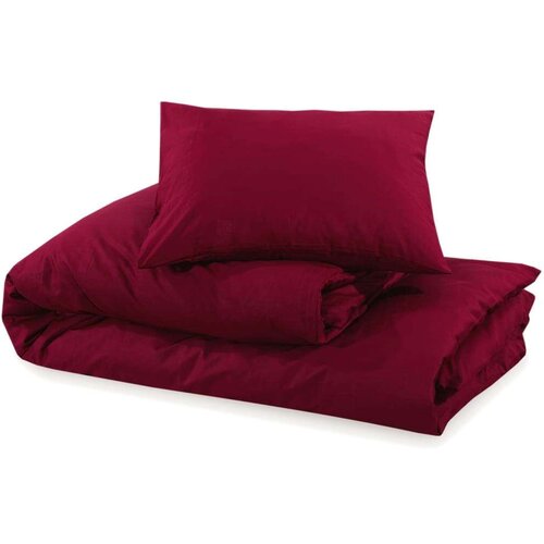 vidaXL Posteljnina bordo 200x220 cm bombaž Cene
