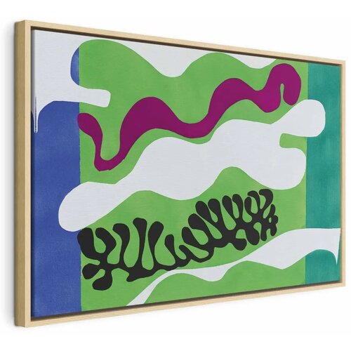  Slika - Henri Matisse – Lagoon II (from Jazz) 90x60 U prirodnom drvenom okviru Cene