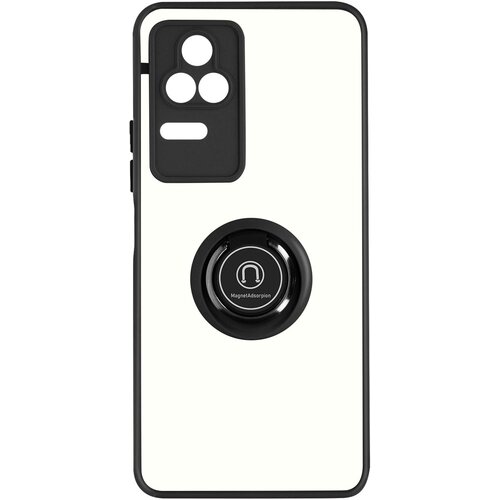 AVIZAR Ovitek za Xiaomi Poco F4 5G z držalom za prstan, hrbtna stran proti prstnim odtisom, združljiv z magnetnim stojalom - crn, (20640072) Cene