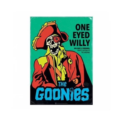 Fanattik The Goonies 40th Anniversary One Eyed Willy Art Print Cene