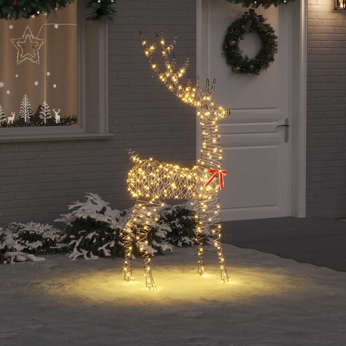  3D Ruzvelt 250 LED lampica Topla bijela 180 cm Ratan Cene