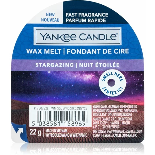 Yankee Candle Stargazing vosek za aroma lučko 22 g