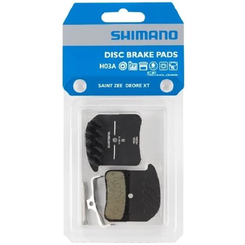  Pločica Kočiona Shimano, Resin Pad W/ Fin (H03A-Rf), Pad Spring, W/Split Pin, 1 Pair, Ind.Pack Slike