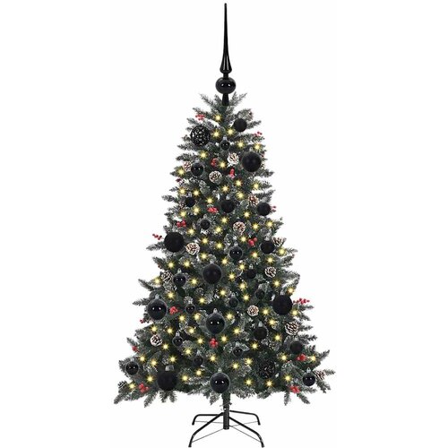  Umjetno božićno drvce Zelena 120 cm PVC, Plastika i Čelik Slike