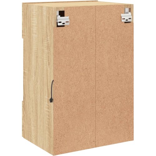  Zidni TV ormarić s LED svjetlima boja hrasta 40x30x60,5 cm Slike
