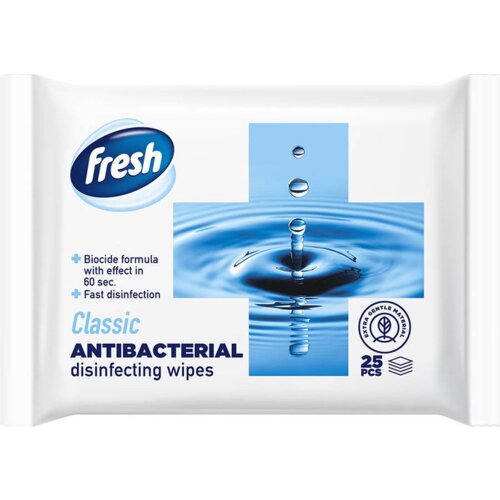 Fresh antibacterial vlažne maramice 25kom Cene