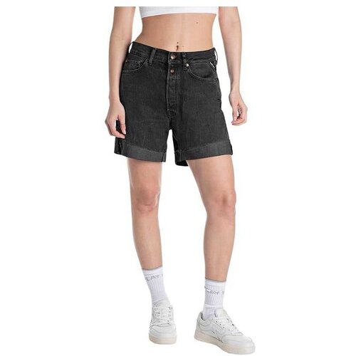 Replay crni ženski denim &amp;scaron;orts Slike