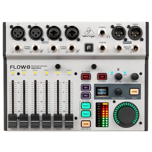 Yamaha Behringer FLOW 8, 8 kanalna mešalna miza z bluetooth vmesnikom - - Audio-Kondric Cene