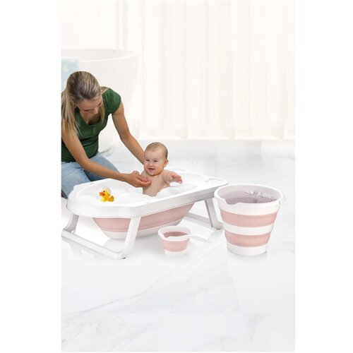 Foutastic Bijelo-roza kada 48x82 cm - Cijene