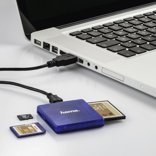 Hama USB čitač Micro SD CF Compact flash kartica 124131 Slike