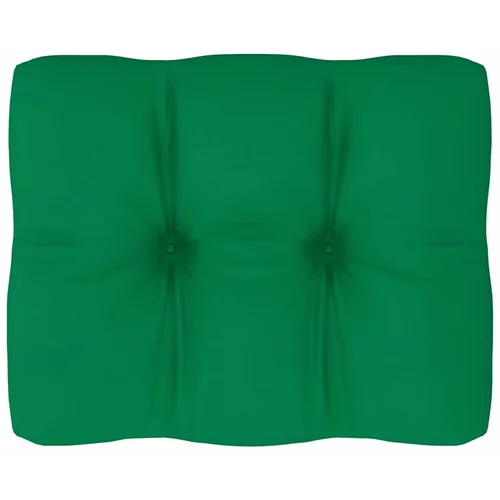vidaXL Blazina za kavč iz palet zelena 50x40x10 cm