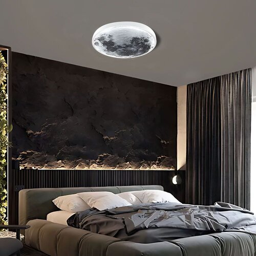 Toolight Stropni luster APP1806-CW Moon LED White Slike
