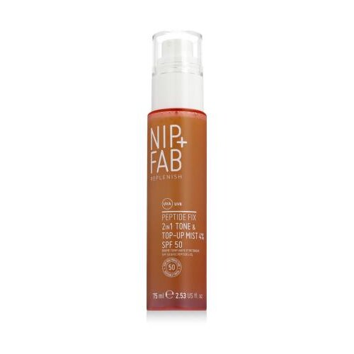 NIP+FAB replenish 2in1 tone &amp;amp; top-up mist SPF50 losion i sprej za lice za sve vrste kože 75 ml za žene Slike
