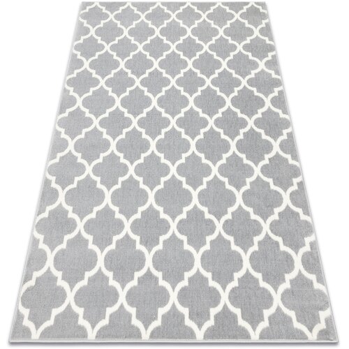 RugsX Preproge Preproga BCF Morad TRELIS Maro&scaron;ka detelja - 300x400 cm Siva Cene
