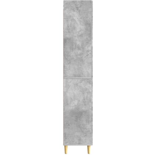  Set ormara 2 kom. Betonska siva Konstruirano drvo 33 x 34,5 x 90 cm Slike