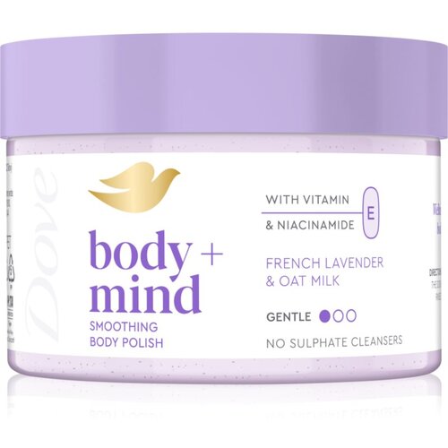Dove French Lavender &amp;amp; Oat Milk French Lavender &amp;amp; Oak Milk piling za telo 295 ml Slike