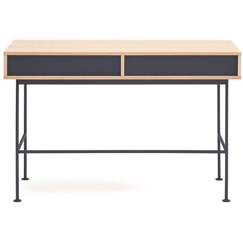 Teulat Pisalna miza z mizno plo&amp;scaron;čo v hrastovem dekorju 60x120 cm Yoko &amp;ndash; Slike