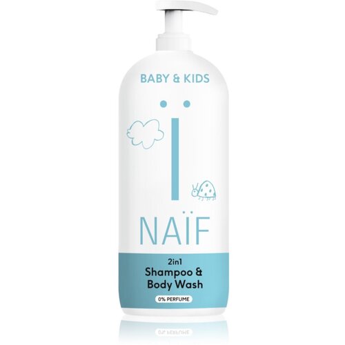 Naïf® otro&scaron;ki hranilni &scaron;ampon in gel za umivanje 2v1 brez parfumov 500ml Cene