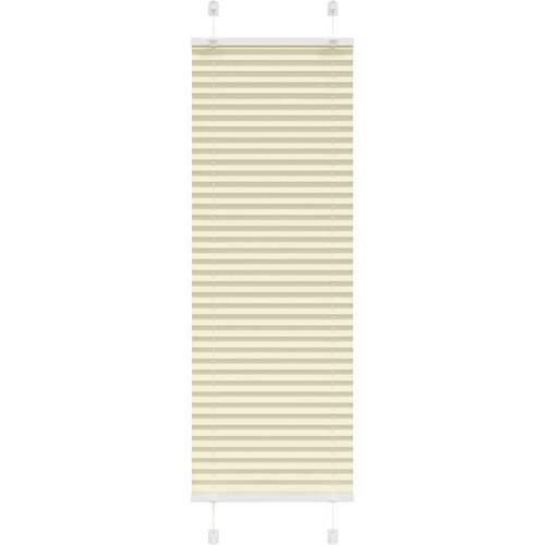 vidaXL Plisirana roleta krem 45x150 cm širina tkanine 44,4 cm Cene