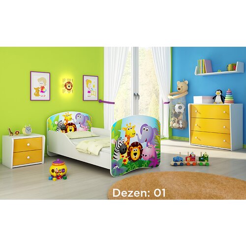  krevet za decu blue sa fiokom 160X80 acma 2 45 dezena Cene