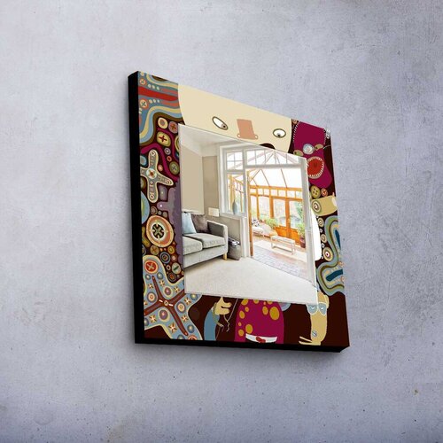 Wallity Zidno ogledalo MA-003, 50x50cm Cijene