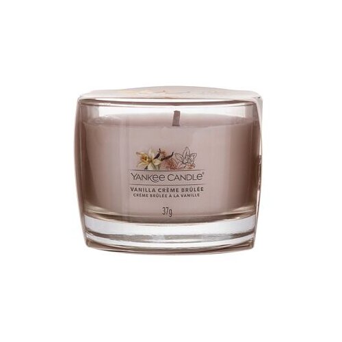 Yankee Candle vanilla Cr&amp;eacute;me Brul&amp;eacute;e di&amp;scaron;eča svečka 37 g unisex Slike