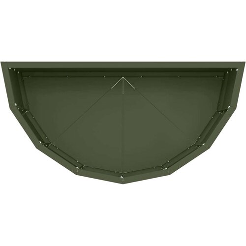  Sadilica Maslinasto zelena 60 x 30 x 35 cm Čelik Slike
