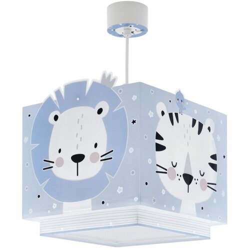 Dalber 63112T - Dečiji luster JUNGLE 1xE27/15W/230V plava Slike