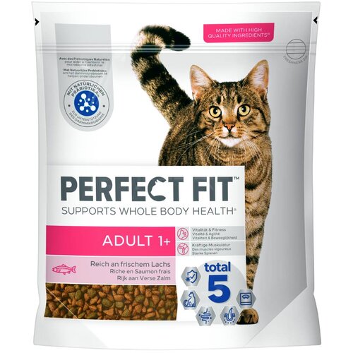 PerfectFIT Adult 1+ bogato lososom - 5 x 1,4 kg Cijene