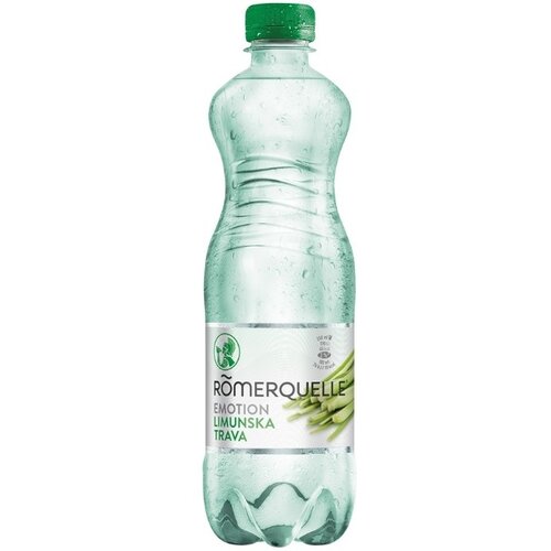 R&amp;ouml;merquelle limunska trava mineralna gazirana voda 500ml pet Slike