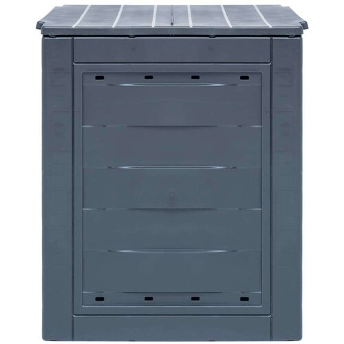  Vrtni kompostnik 3 kosi sive barve 60x60x73 cm 780 L Slike