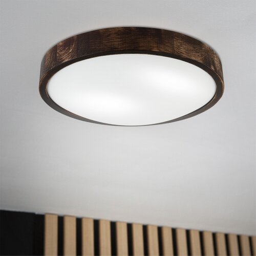 Brilagi plafonsko svetlo carvalho slim smokey 2xE27/60W/230V hrast pr. 37,5 cm Slike