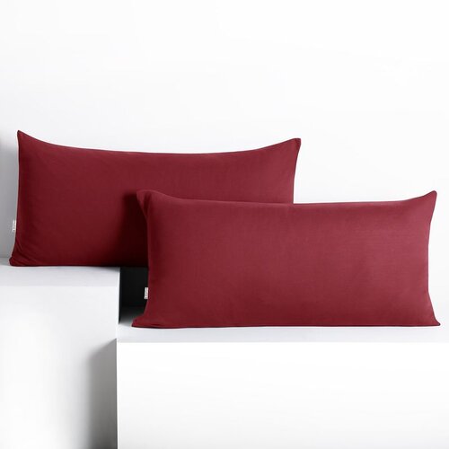 DecoKing Ukrasna jastučnica Amber 40x80 cm, bordo Slike