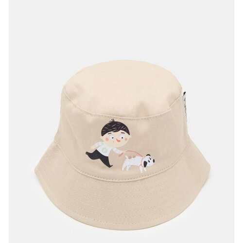 Sinsay Pamučni bucket hat s printom Pucio Cijene