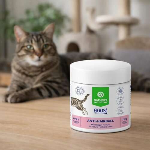 Nature&amp;#039;s Protection Boost Anti-Hairball poslastice za mačke, protiv kuglica dlake Slike