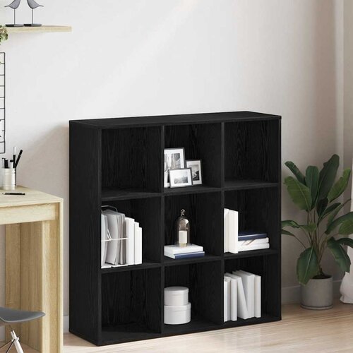  za knjige crni 98x29x97,5 cm od konstruiranog drva Cijene