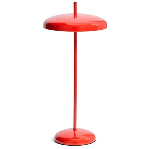 Kave Home Crvena LED stolna lampa s mogućnosti zatamnjivanja s metalnim sjenilom (visina 35 cm) Porte &ndash; Cijene