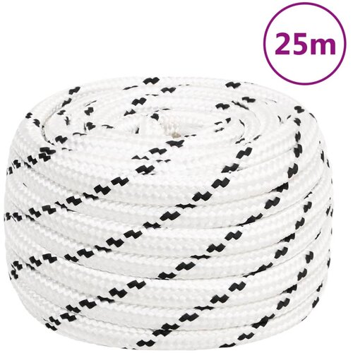 vidaXL Delovna vrv bela 20 mm 25 m poliester, (20777714) Cene